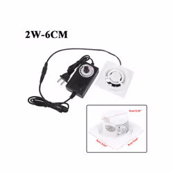 2inch 50mm Duct Ventilation Fan Exhaust Fan for Dog Pet House Kitchen - 2W-6CM