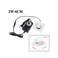 2inch 50mm Duct Ventilation Fan Exhaust Fan for Dog Pet House Kitchen - 2W-6CM