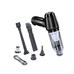 12000PA 120W Brushless Motor Car Vacuum Cleaner USB Rechargeable Air Duster - Black
