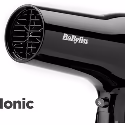 BaByliss Power Smooth Hair Dryer, Powerful and Lightweight, 2400W Fast Drying, Ionic for Frizz-Control, 3 Heat & 2 Spee