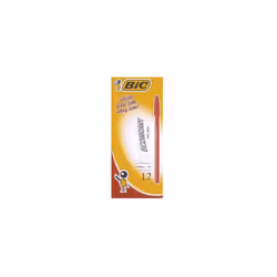 BiC Economy Medium Ballpoint Pen (12/box) - Red