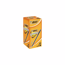 Bic Economy Pen Medium Ballpoint (50pk) (Black)