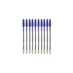 BiC Cristal Original Ballpoint Pen (10pk) - Medium, Blue