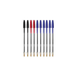 BiC Cristal Original Ballpoint Pen (10pk) - Medium, Assorted