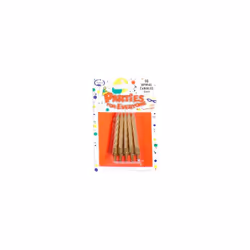 Alpen Spiral Birthday Candles 10pcs - Gold