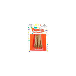 Alpen Spiral Birthday Candles 10pcs - Gold