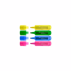 Faber-Castell Textliner Ice Highlighter (Wallet of 4)