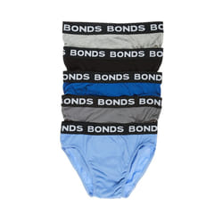 Bonds 5 Pack Mens Assorted Colour Cotton Hipster Briefs Comfy Undies Underwear M8DM5T 01K - XL