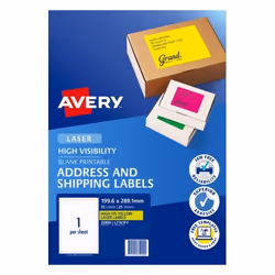 Avery 35999 printer label Yellow Self-adhesive printer label