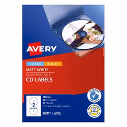 Avery 960101 printer label White Self-adhesive printer label