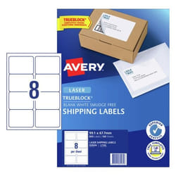 Avery 959006 printer label White Self-adhesive printer label