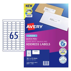 Avery 959012 printer label White Self-adhesive printer label