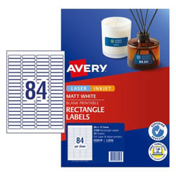 Avery 959018 printer label White Self-adhesive printer label