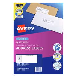 Avery 952003 printer label White Self-adhesive printer label