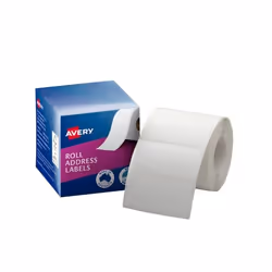 Avery 937104, White, Rectangle, Permanent, Paper, 70 mm, 36 mm