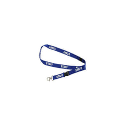 Rexel Printed Lanyard (5pk) (Staff Blue)