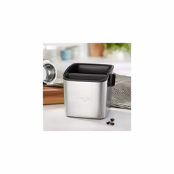Sage BES100GBUK the Knock Box Mini Coffee Grind Bin, Silver
