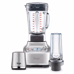 Sage the Super Q, Tabletop blender, 2 L, Pulse function, Ice crushing, 2400 W, Black, Stainless steel