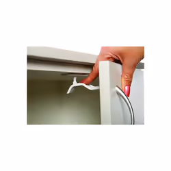 Dreambaby Dual Action Adhesive Double Locks White (2 in a pack)