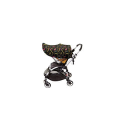 StrollerBuddy Extenda-Shade Baby Sun Shade Stroller Cover - with UPF 50+ UV Shield Protection -Large - Animal Print Design - Model F283