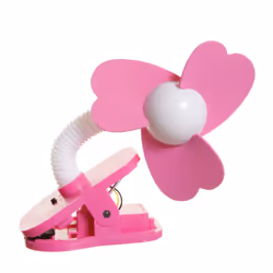 Dreambaby Clip-on Fan - White/Pink