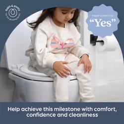EZY- Potty Training Toilet Seat Topper, Non-Slip and Great for Travel, Grey, Toilet Training Seat