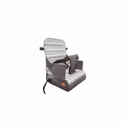 On-The-Go Kids Booster Seat - Portable High Chair with Handy Storage Compartments - Fits Most Dining Chairs - Lightweight, Co ...