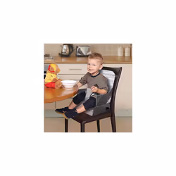 On-The-Go Kids Booster Seat - Portable High Chair with Handy Storage Compartments - Fits Most Dining Chairs - Lightweight, Compact, and
