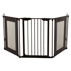 Denver Adapta Baby Safety Gate - Fits Opening from 85.5-200cm Wide & 74cm Tall - Suitable Barrier for Stairs, Irregular Openings, & Wide Areas - Black