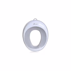 Toilet seat and Step Stool Grey 2 Piece Set