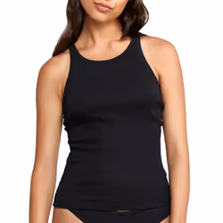 Bonds Organics Chesty Singlet Womens Ribbed Tank Top Underwear Black WTHY - 10