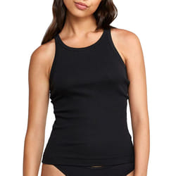 Bonds Organics Chesty Singlet Womens Ribbed Tank Top Underwear Black WTHY - 18