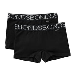 2 Pk Bonds Girls Sports Undies Underwear Stretchies Shortie Undergarment Shorts UXVD2A - 12-14