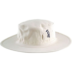 Kookaburra Cricket Hat in Beige - Anti Crinkle Wide Brim & Internal Towel - X-Large