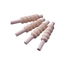 Kookaburra Cricket Pro Bails Club Natural Wood Premium Accessory - Junior