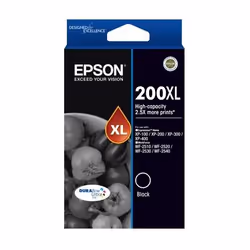 Epson C13T201192, High (XL) Yield, Black, Pigment-based ink, 200 pages