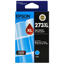 GENUINE Original Epson 273XL Cyan Ink Cartridge High Capacity Claria T275292