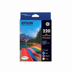 Epson C13T293692, Standard Yield, Black, Cyan, Magenta, Yellow, Pigment-based ink, Pigment-based ink, 220 pages