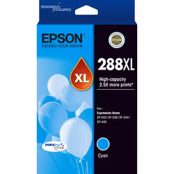 Epson 288XL, High (XL) Yield, Cyan, Pigment-based ink, 1 pc(s), Single pack