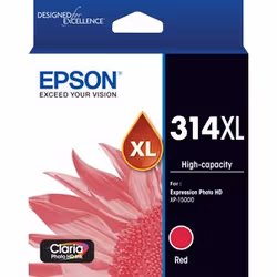 Epson 314XL, High (XL) Yield, Red, Dye-based ink, 1 pc(s), Single pack