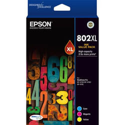 Epson 802XL ink cartridge 1 pc(s) Original High (XL) Yield Cyan, Magenta, Yellow