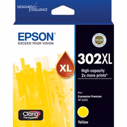 Epson 302XL, High (XL) Yield, Yellow, Dye-based ink, 1 pc(s), Single pack