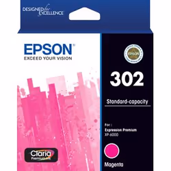 Epson 302, Standard Yield, Magenta, Pigment-based ink, 1 pc(s), Single pack