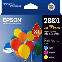 Epson 288XL ink cartridge High (XL) Yield Cyan, Magenta, Yellow