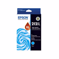 Epson 212XL, High (XL) Yield, Cyan, 1 pc(s), Single pack