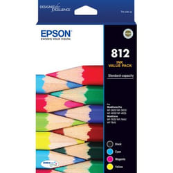 Epson 812 ink cartridge 4 pc(s) Original Standard Yield Black, Cyan, Magenta, Yellow