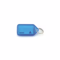 Kevron 56x30mm Keytags Blue Display Pack of 100