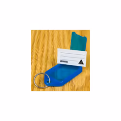 Kevron 56x30mm Keytags Blue Display Pack of 100