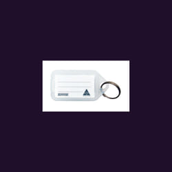Kevron 56x30mm Keytags Clear Display Pack of 100