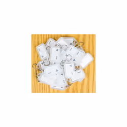 Kevron 56x30mm Keytags Clear Display Pack of 100